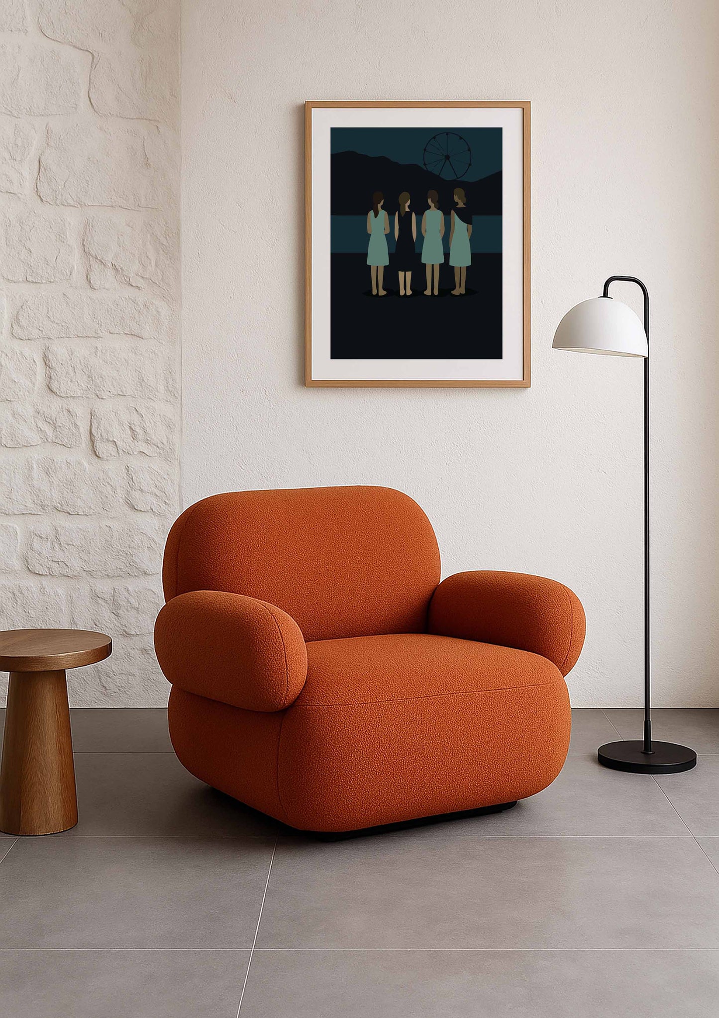 décoration murale poésie nocturne