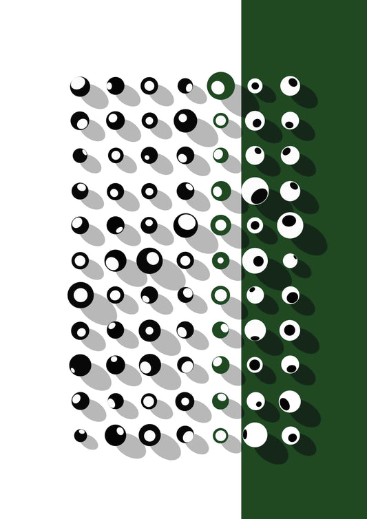 Décoration graphique pour ceux qui ressentent l'art