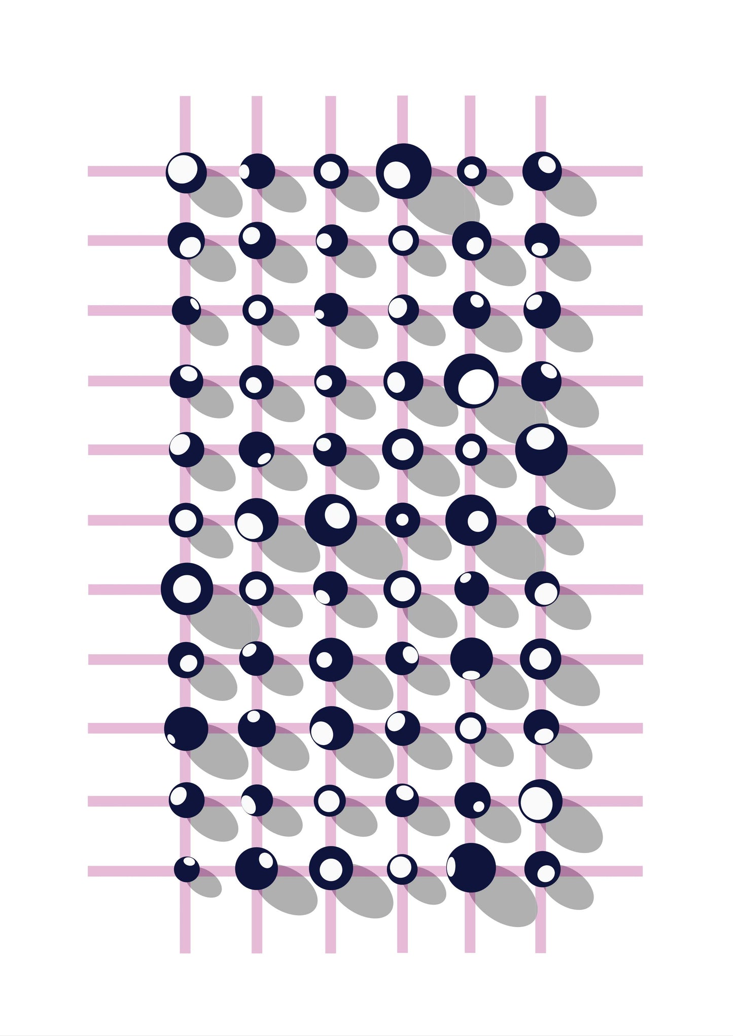 Affiche d'art abstrait pour une décoration chic