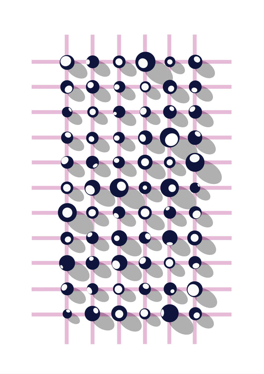 Affiche d'art abstrait pour une décoration chic