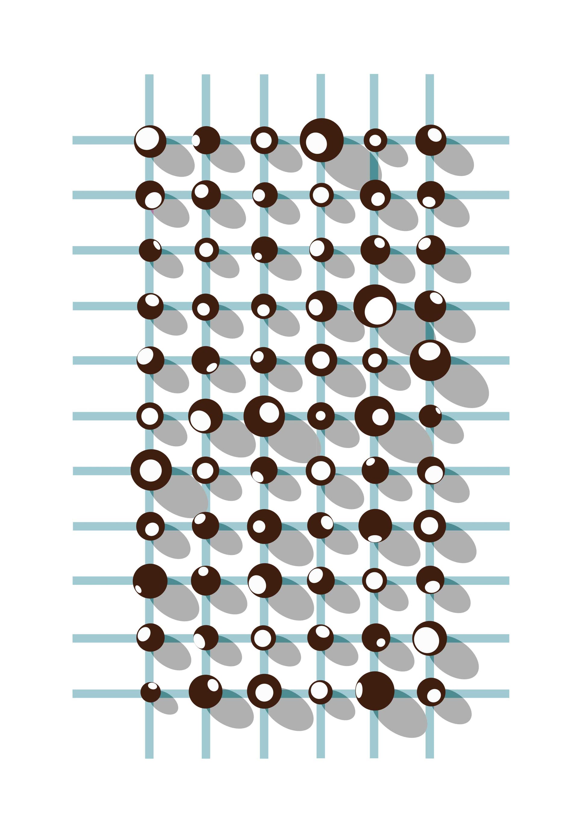 Affiche motif géométrique