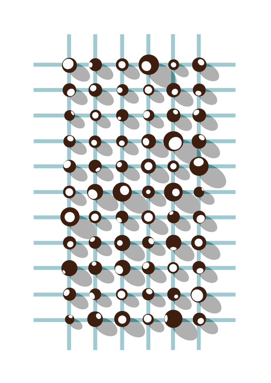 Affiche motif géométrique