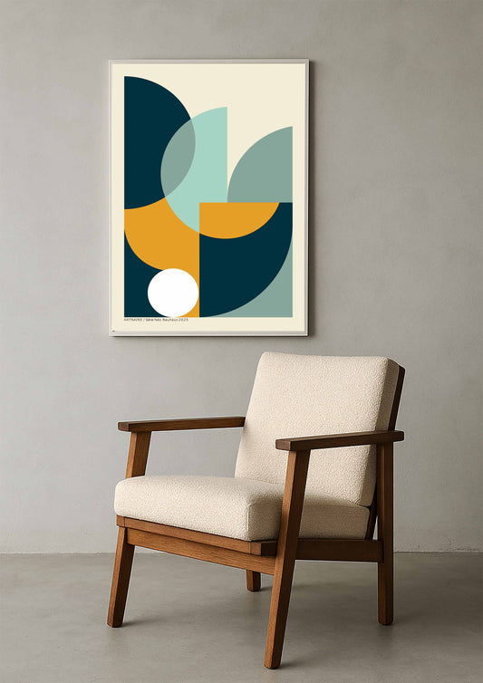 décoration artistique équilibrée et apaisante