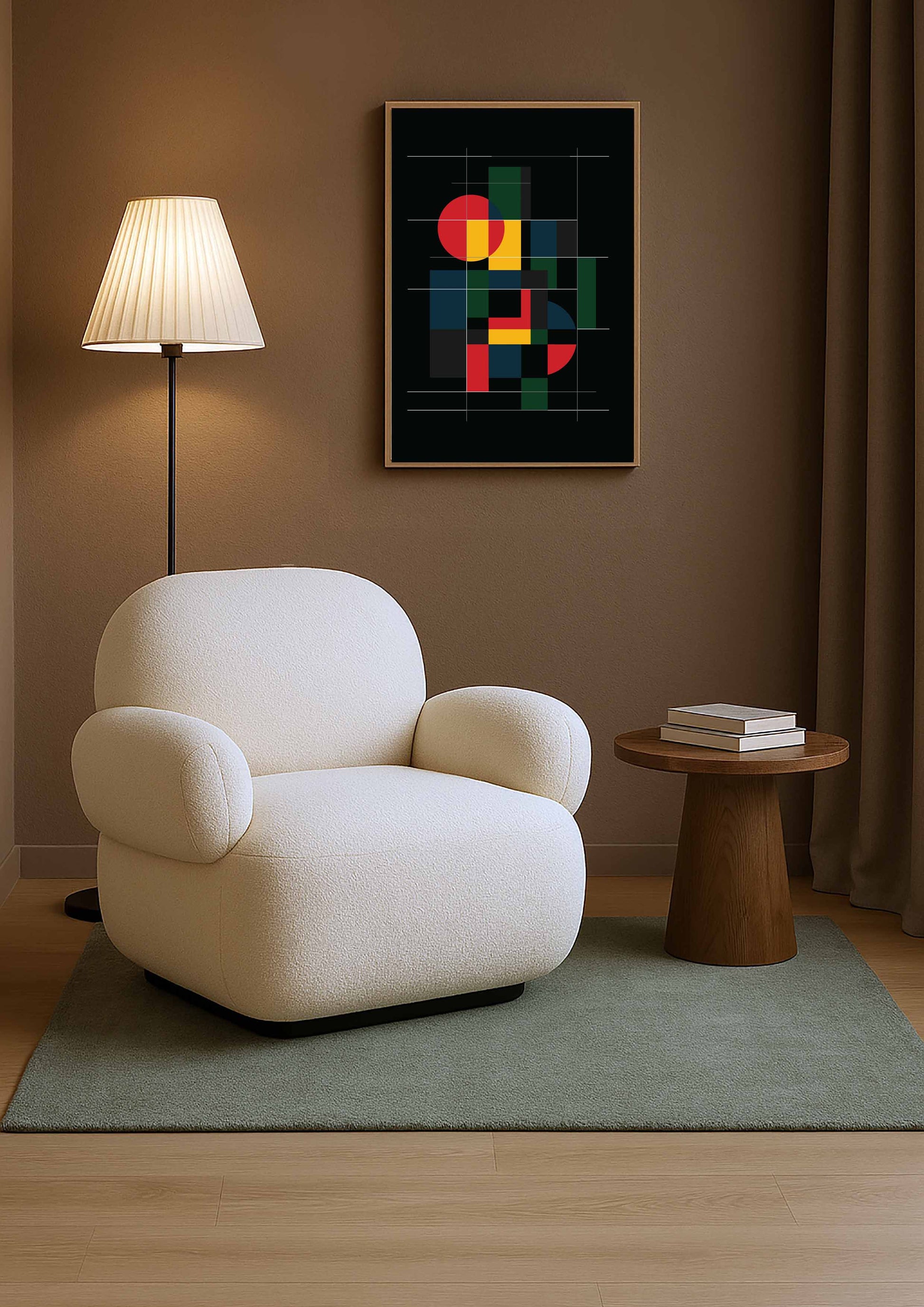 décoration murale style Bauhaus revisité