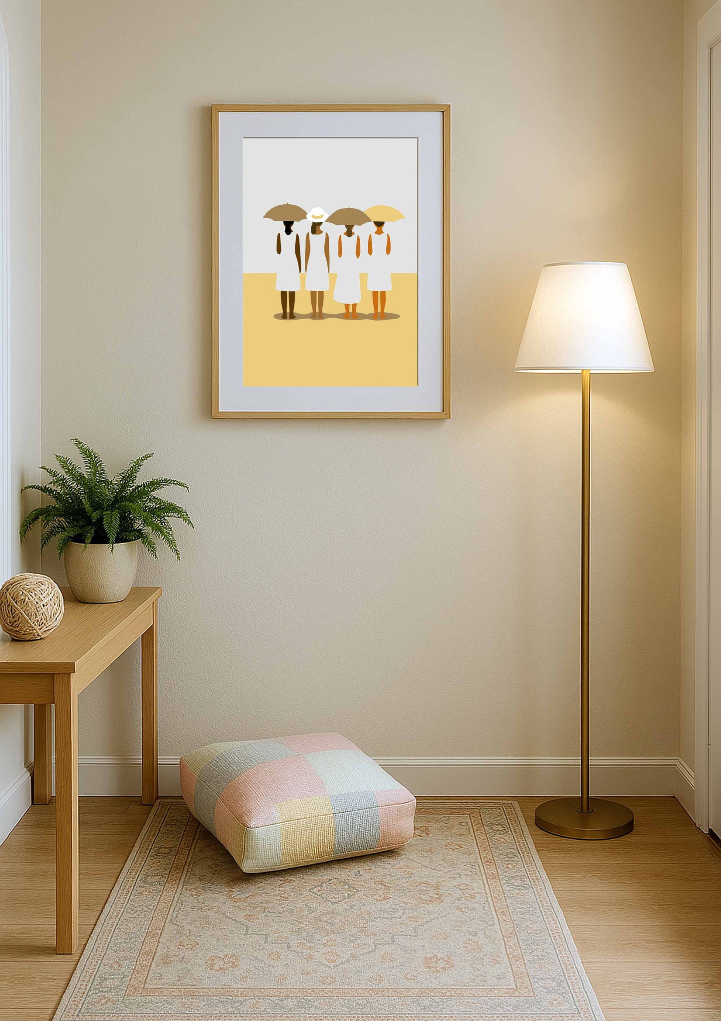 Décoration murale ambiance solaire