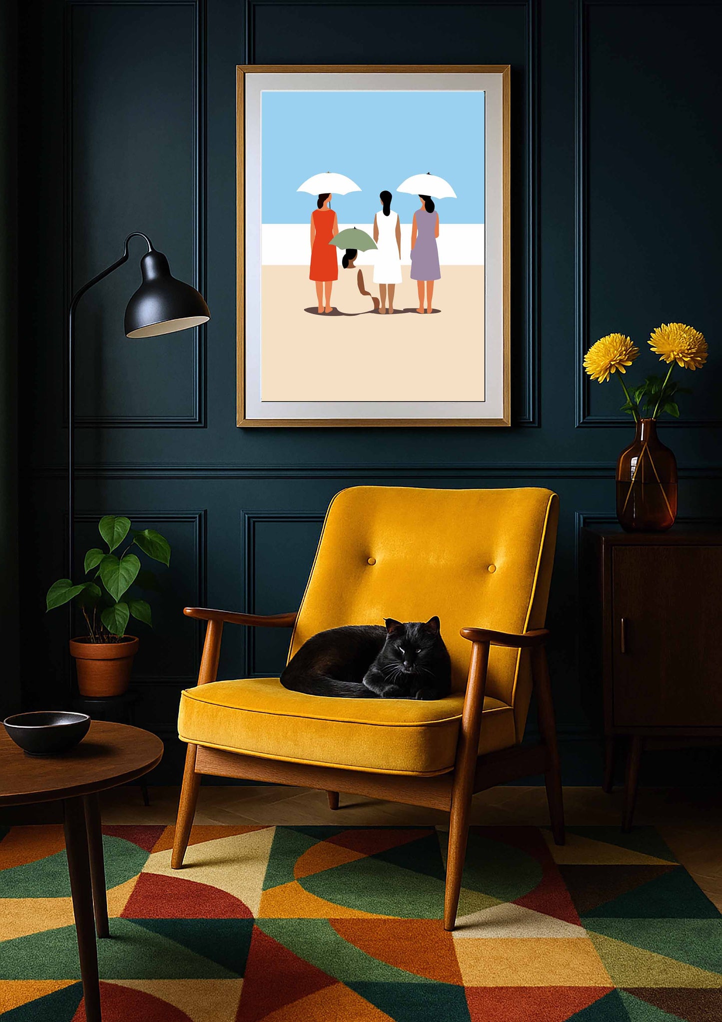 Affiche art mural moderne et poétique