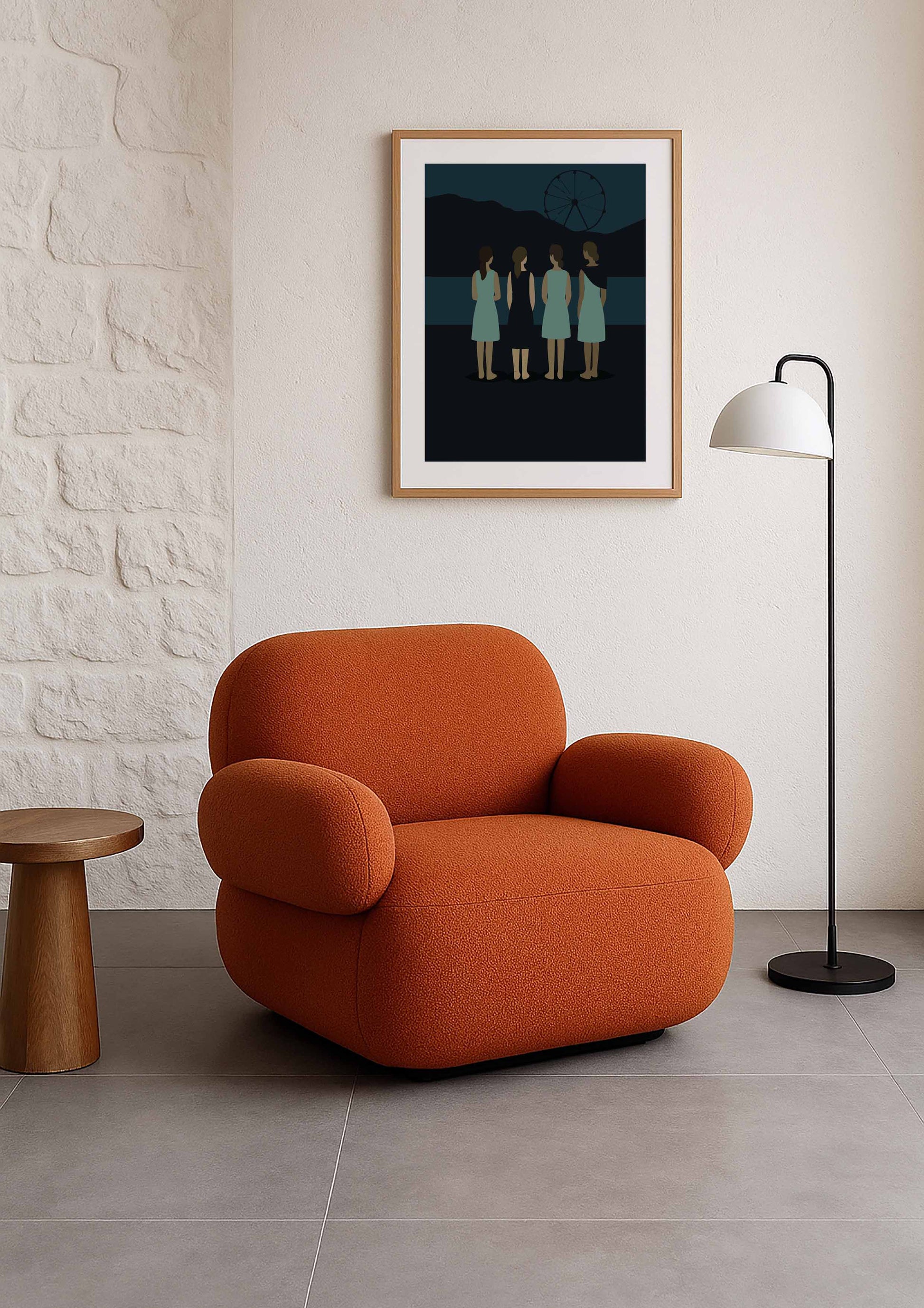 décoration murale poésie nocturne