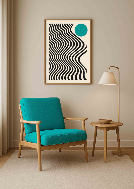 poster minimaliste pour salon