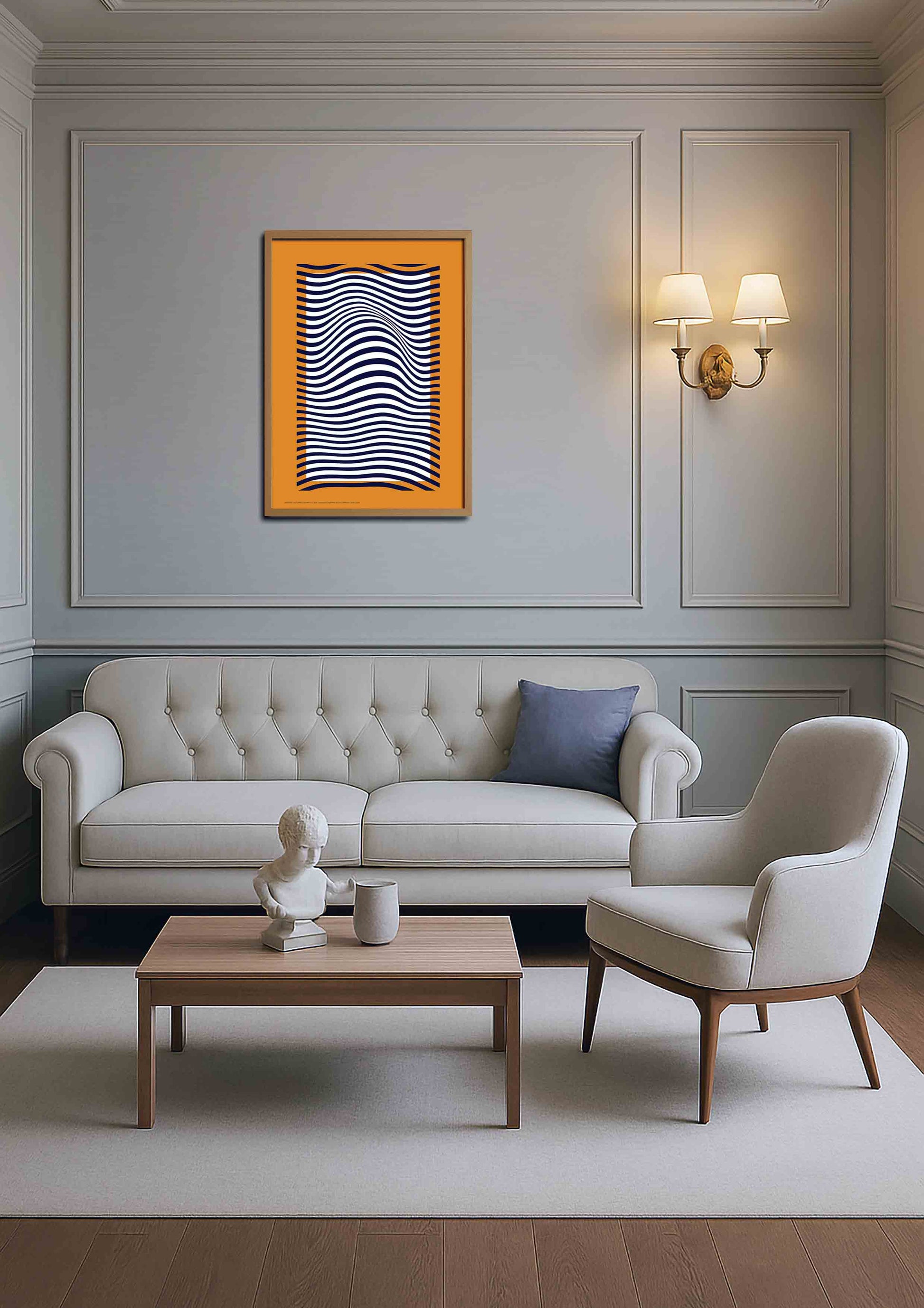 déco murale graphique contemporaine