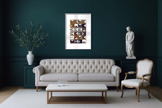 Déco intérieure ambiance “art gallery”