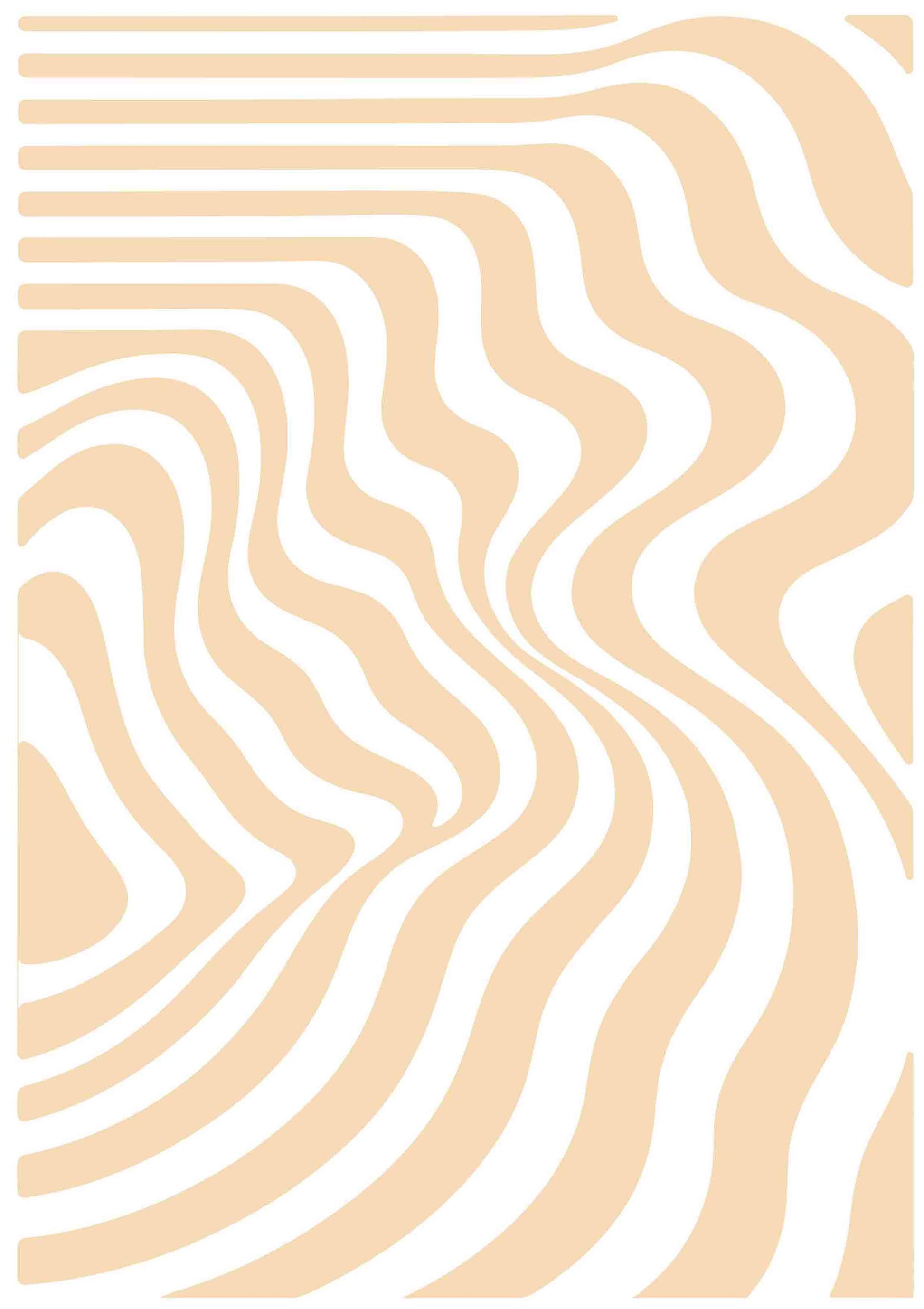 poster déco murale tons rosés