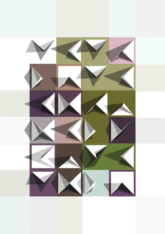 Affiche pliage vintage